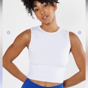 Paragon Reluna Superset tank Top in cream size small EUC workout gym yoga